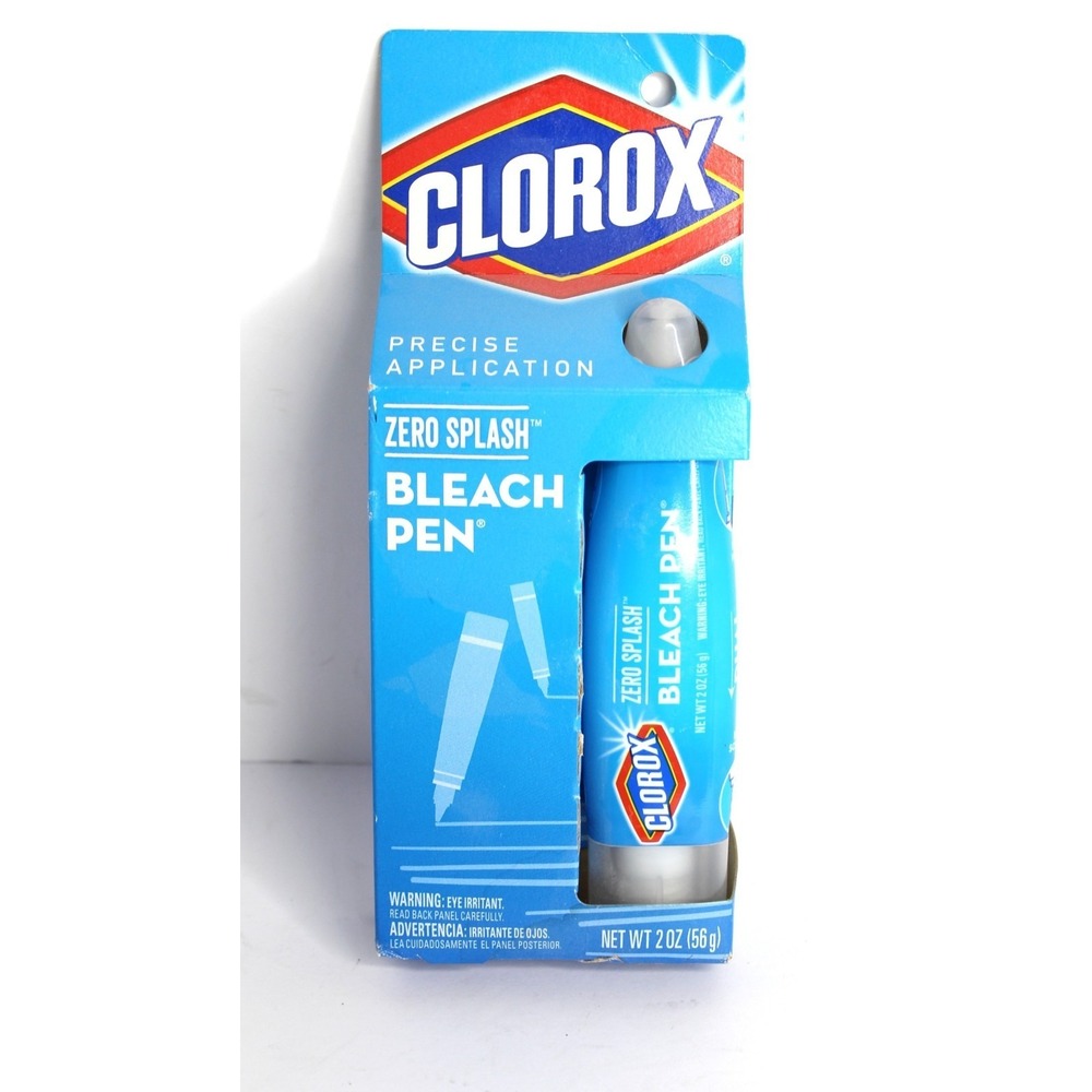 Clorox Bleach Pen‎ Gel Whites Dual Tipped 2 oz Zero Splash NIB Discontinued